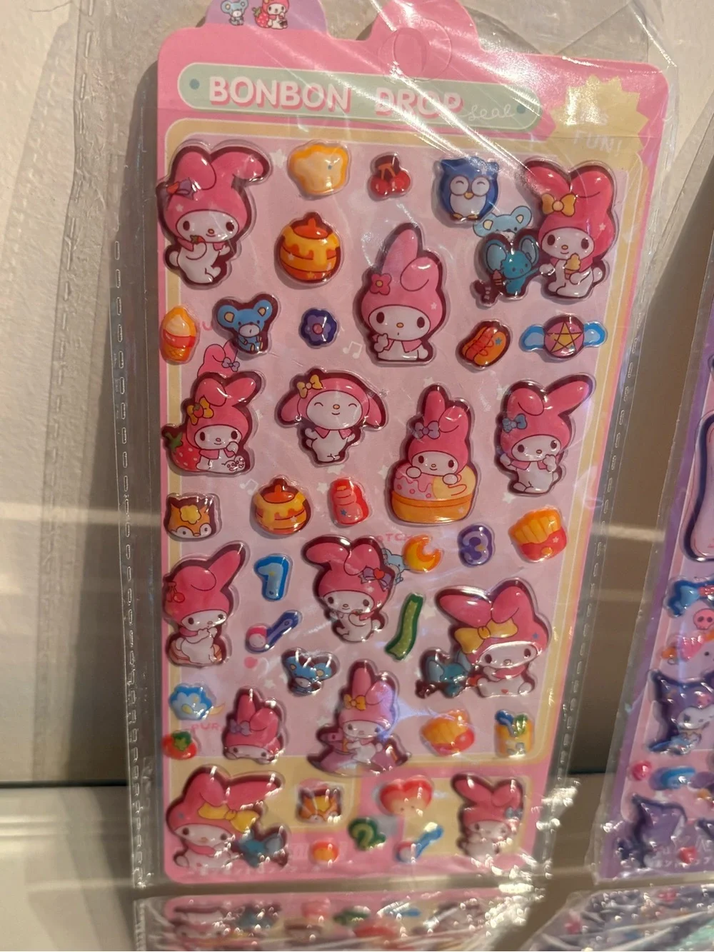 Hello kitty and friends puffy sticker bundle